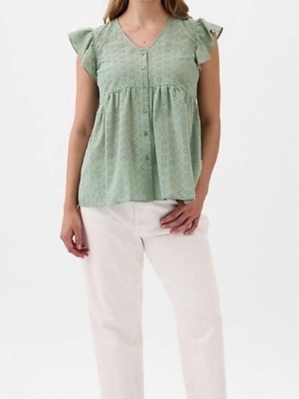 GAP Maternity XXL Cotton Eyelet top